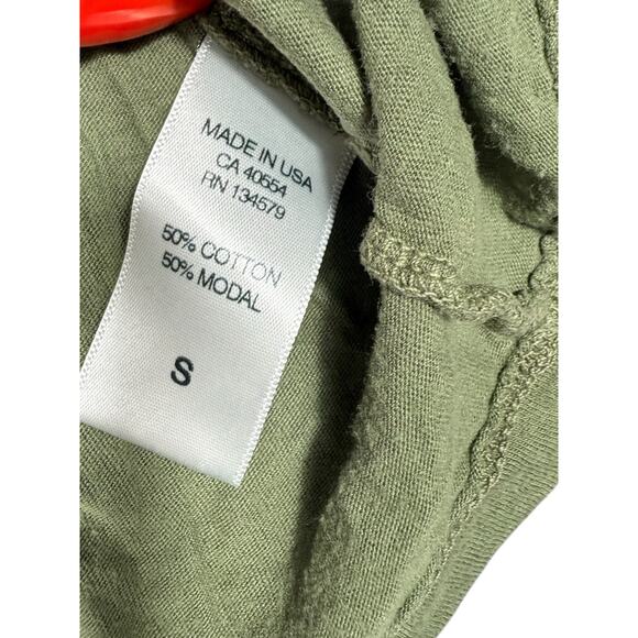 SoulCycle Green Distressed Muscle Tank Top Size Small - Picture 2 of 4